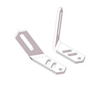 Husky Towing 31401 Replacement Right and Left Angle Brackets Used In Base Rail Installation