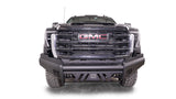 Fab Fours - 2024-2026 GMC HD Black Steel Elite Sensor Front Bumper w/ No Guard - GM24-Q6261-1