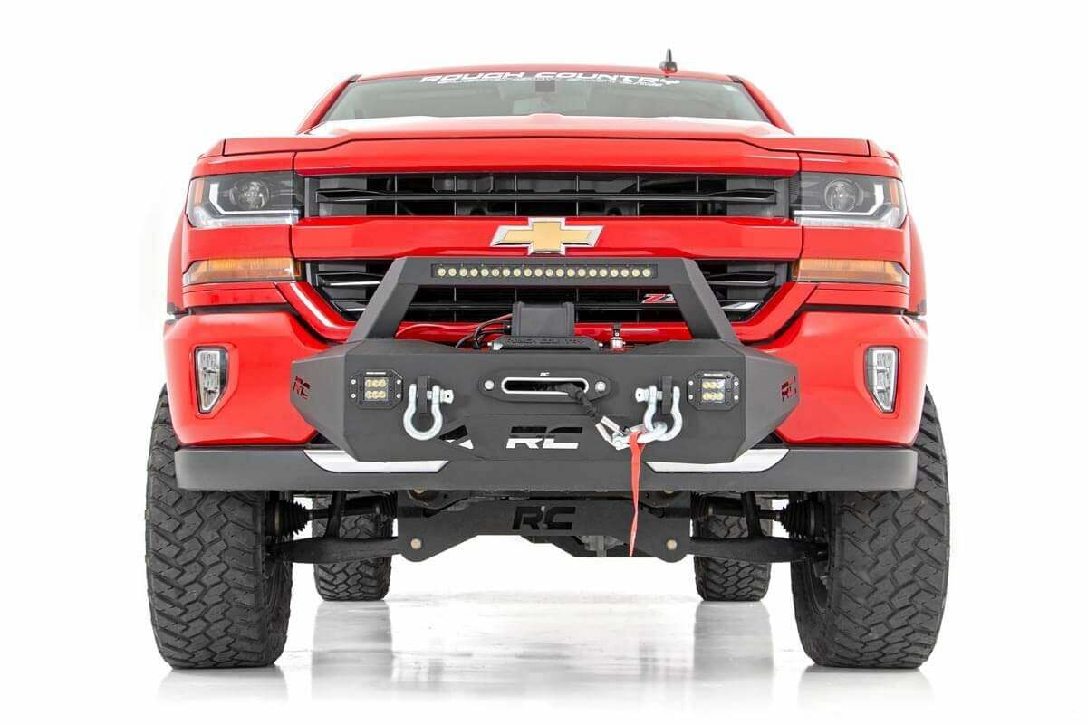 Rough Country - EXO Winch Mount Kit - Chevy Silverado 1500 2WD 4WD (2007-2018) - 10761