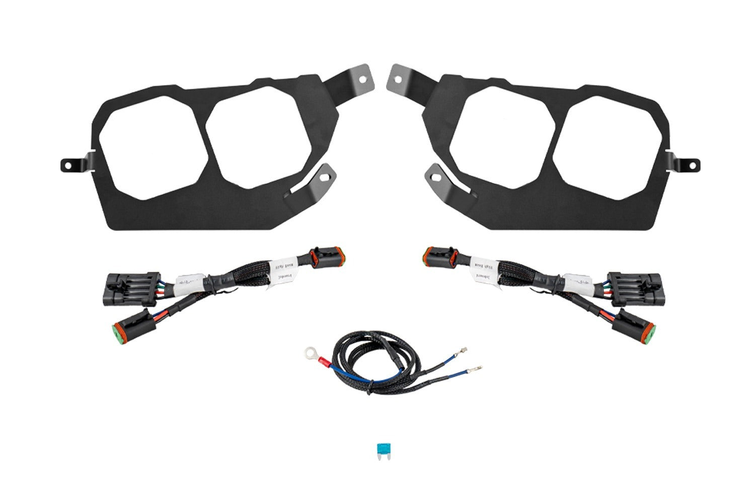 Diode Dynamics - SS3 LED Headlight Mounting Bracket Kit for 2014-2023 Polaris RZR XP - DD7842P