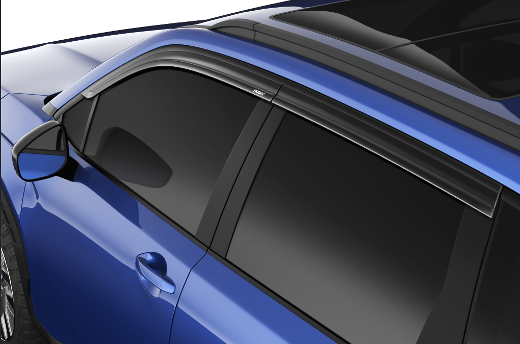 Husky Liners 2854127 Low Profile Ventvisor Deflector; Smoke; Outside Mount; 4 pc.