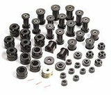 Polyurethane Bushing Kit, Black; 87-95 Jeep Wrangler YJ