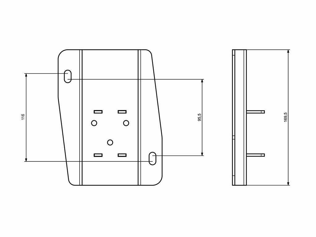 Front Runner - Universal Awning Brackets - RRAC036