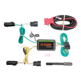 Curt - Custom Wiring Harness, 4-Way Flat Output, Select Lincoln MKZ - 56258