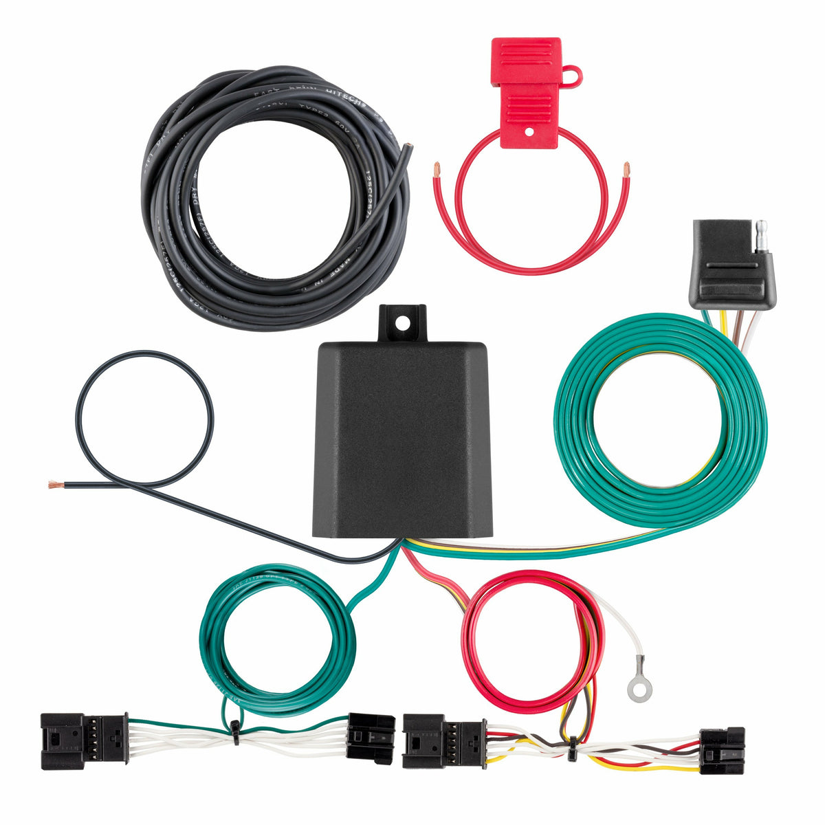 CURT 56531 Custom Wiring Harness, 4-Way Flat Output, Select Volvo XC60
