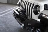 DV8 Offroad - Jeep Wrangler JL & Gladiator JT FS-7 Mid-Width Winch Front Bumper - FBJL-07