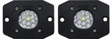 RIGID Ignite Back-Up Kit, Diffused Lens, Flush Mount, Black Housing, Pair