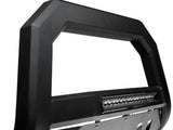 Armordillo 2011-2018 Toyota Sienna AR Series Bull Bar W/LED - Matte Black W/Aluminum Skid Plate