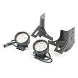 Rugged Ridge - Rugged Ridge 11027.13 Light Kit, Windshield Mounted, Round, Black; 97-06 Wrangler TJ - 11027.13