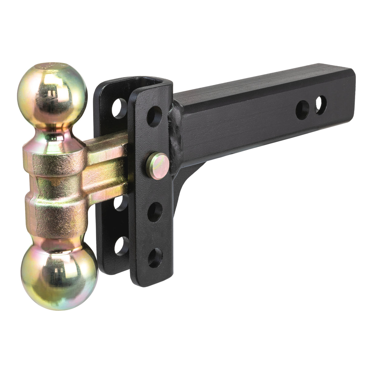 Curt - Slim Adjustable Channel Mount with Dual Ball (2" Shank, 10K, 3-3/4" Drop) - 45903
