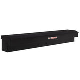 Weather Guard - Model 164-5-04 87in Lo-Side Box, Aluminum, Gloss Black, 7.0 cu ft - 164-5-04