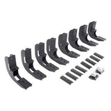Go Rhino - 6940485 - RB10/RB20 Running Boards - MOUNTING BRACKETS ONLY - Textured Black