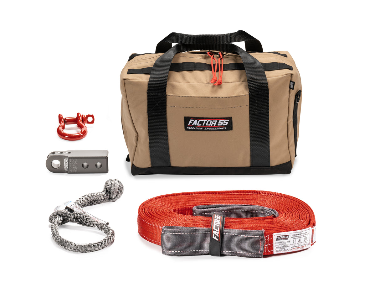 Factor 55 00485-06-MEDIUM OWYHEE RECOVERY KIT (GRAY HITCHLINK AND MED BAG)