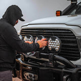 KC HiLiTES 5207 SlimLite 8" LED - Light Shield - Clear