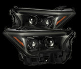 AlphaRex 880328 Projector Headlights Alpha Black