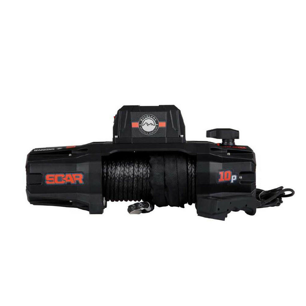 Overland Vehicle Systems - SCAR 10P - 10,000 lb. Winch With Synthetic Rope and Wireless Remote - 19099901