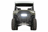Rough Country - LED Light - Bumper Mount - 12" Black Single Row - White DRL - Polaris Ranger XP 1000 1000 Crew - 93027