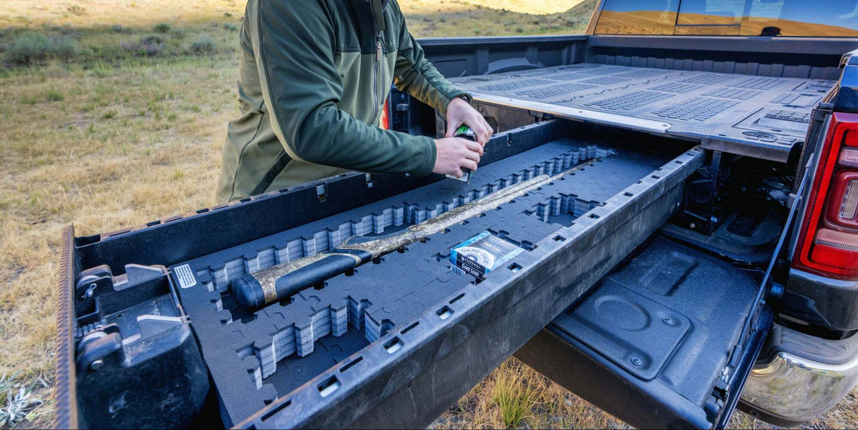 Decked - Piecekeeper PuzzleFoam™ for vY Long Drawer Systems - 3 layer PuzzleFoam™ + Braces - A0152-PZFM-VYLG