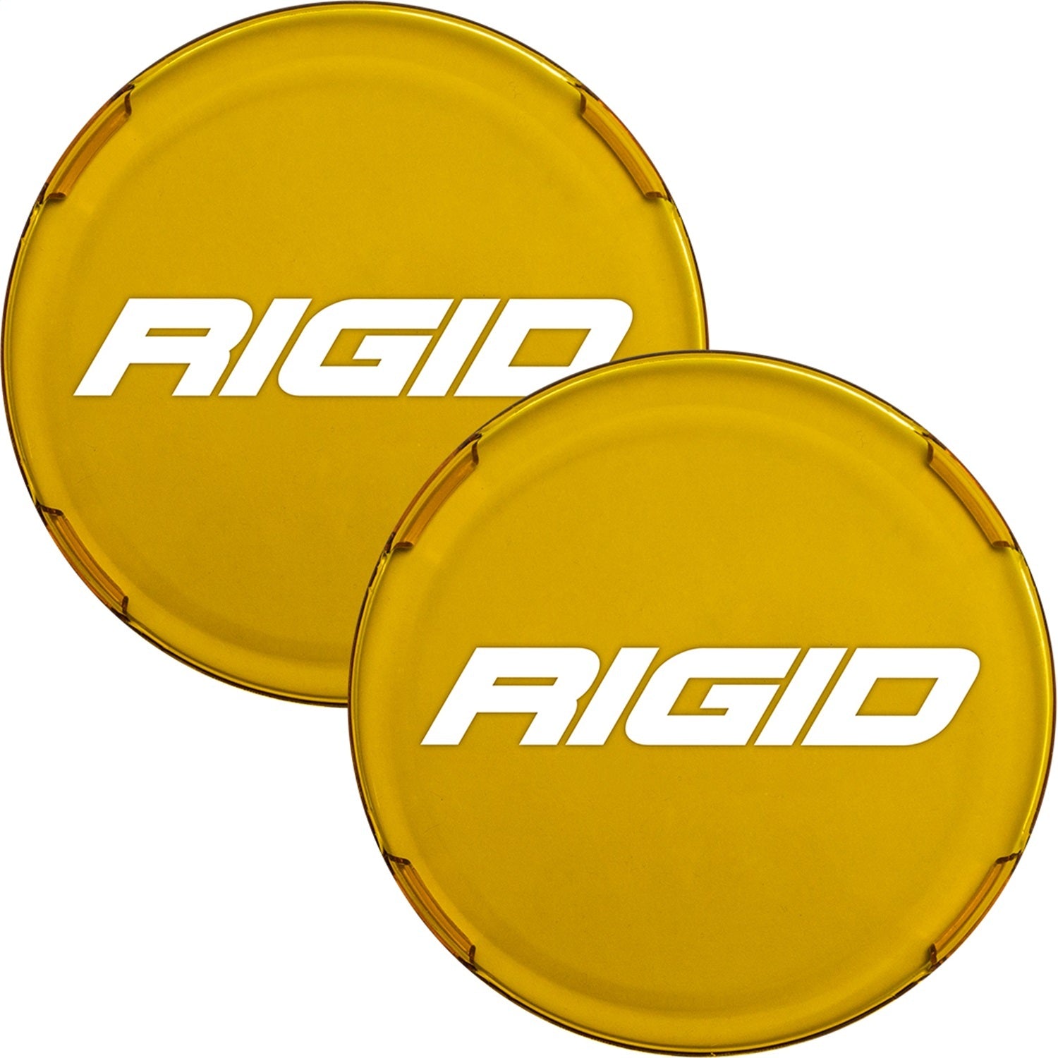 RIGID Industries - 363662 Light Cover For 360-Series 6 Inch LED Lights, Amber, Pair