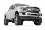 Rough Country - LED Light Kit - Grille Mount - 10" Black Slimline Pair - Ford F-150 (18-20) - 70808