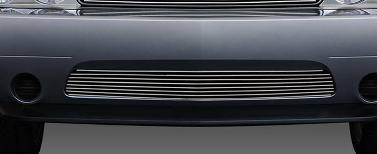 T-Rex Grilles - 1 Pc Horizontal Aluminum Billet Bumper Grille Overlay - 25416