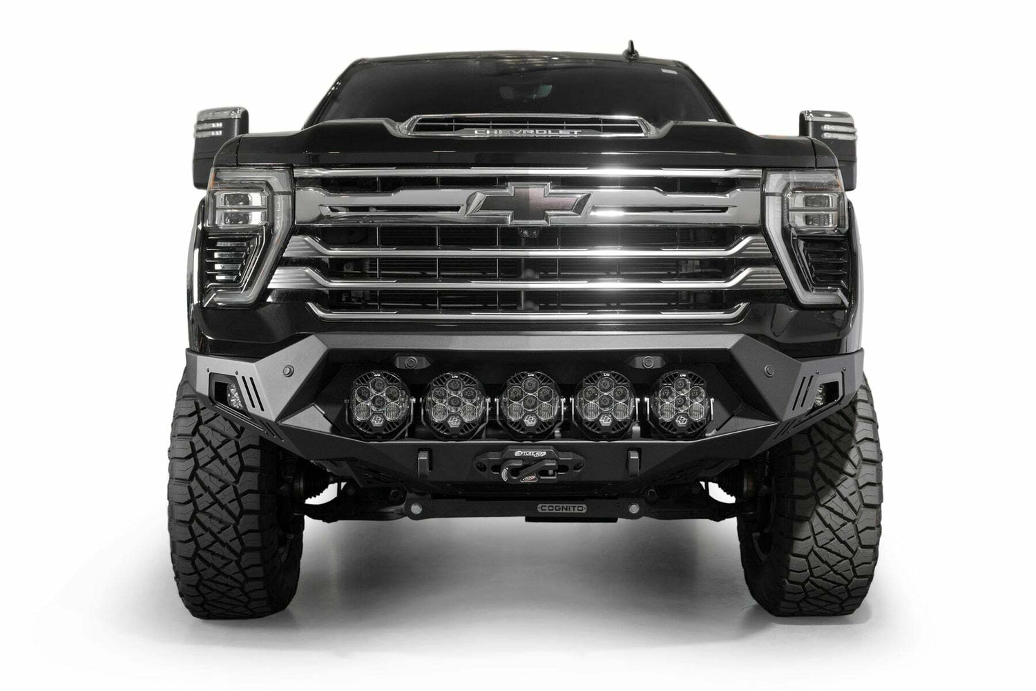 Addictive Desert Designs - 2024 Chevy Silverado 2500/3500 Bomber HD Front Bumper - F820043500103
