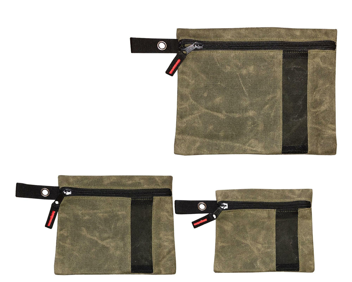 Overland Vehicle Systems - Waxed Canvas - Small Size Utility Bags with Pockets - 21069941