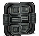 AlphaRex 659020 Prismatic LED Taillights Alpha Black