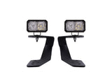 Diode Dynamics DD6564 Allows you to mount two Stage Series 2"?LED Pods above the hood.