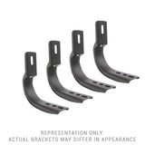 Go Rhino 6840475 - OE Xtreme Side Steps - Mounting Brackets Only -Textured Black