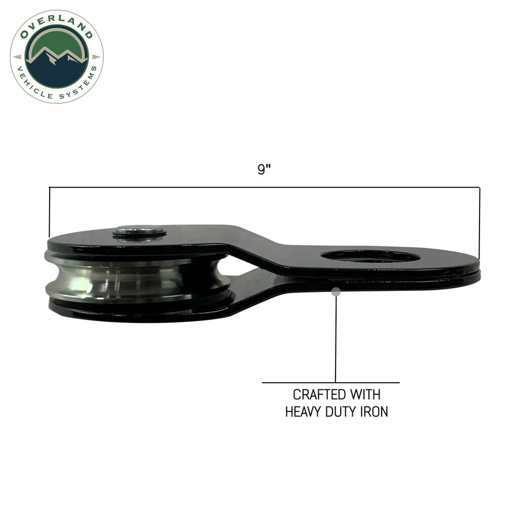 Overland Vehicle Systems - Snatch Block - Heavy Duty Universal Snatch Block Pulley - 19139905