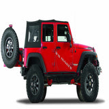 Warn - 89800 Rear; Up to 40 Inch Tire; Black; Steel; For Bumper 89525