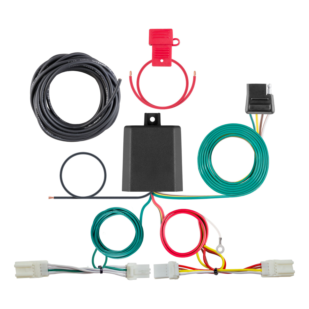 Curt - Custom Wiring Harness, 4-Way Flat Output, Select Hyundai Elantra - 56470