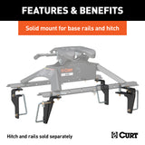 Curt - Custom 5th Wheel Brackets, Select Ram 2500, 3500 - 16430