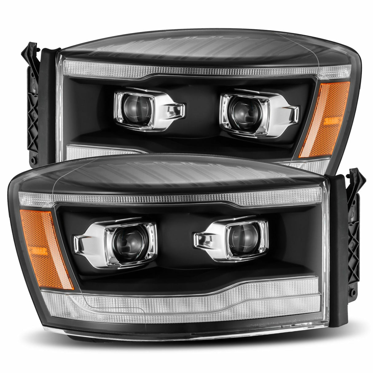 AlphaRex 880535 Projector Headlights Alpha-Black