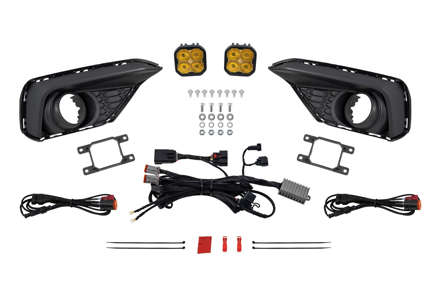Diode Dynamics - SS3 Add-On Fog Lamp Kit for 2024 Ford Mustang EcoBoost, Yellow Pro - DD7964