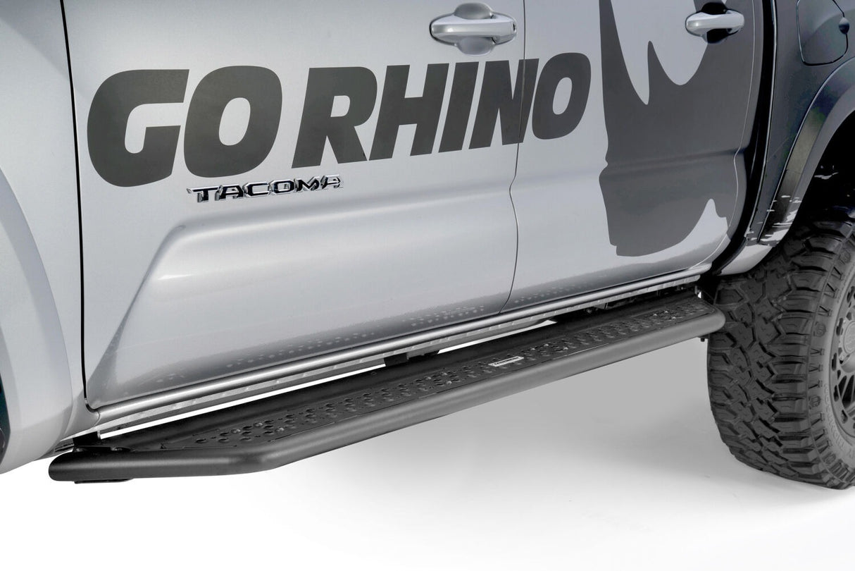 Go Rhino D64445T Dominator Xtreme D6 Side Steps with Rocker Panel Mounting Kit