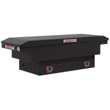 Weather Guard - Model 131-52-04 Saddle Box, Aluminum, Compact Low Profile, Textured Matte Black,  8.0  cu ft - 131-52-04