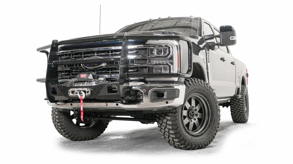 Warn - Trans4mer Gen III Full Grille Guard with Headlamp Guards - 109580