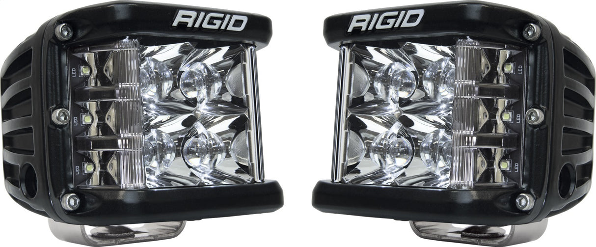 RIGID D-SS PRO Side Shooter, Spot Optic, Surface Mount, Black Housing, Pair