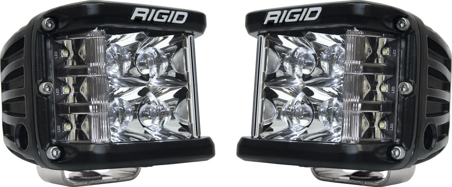 RIGID D-SS PRO Side Shooter, Spot Optic, Surface Mount, Black Housing, Pair