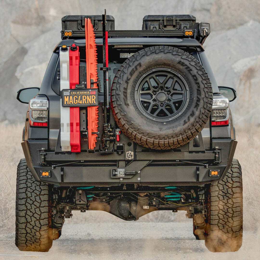 C4 Fabrication - 4Runner Overland Series Rear Bumper / 5th Gen / 2010-2024 - 1100-4110-NS-01NA