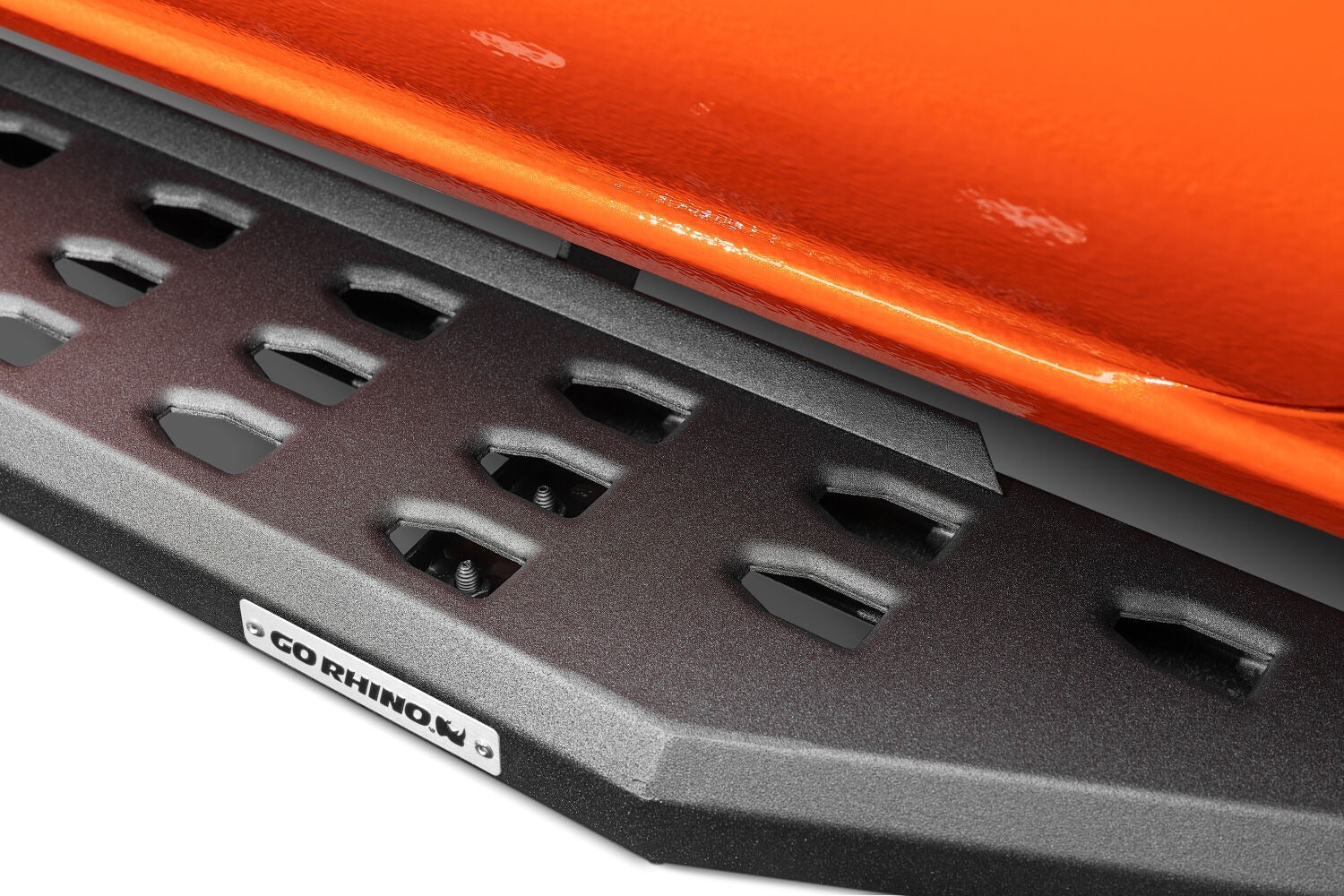 Go Rhino - 69443280PC - RB20 Running Boards with Mounting Brackets Kit - Textured Black