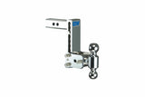 B&W Trailer Hitches - TS10040C 10" Chrome Tow & Stow, Double Ball