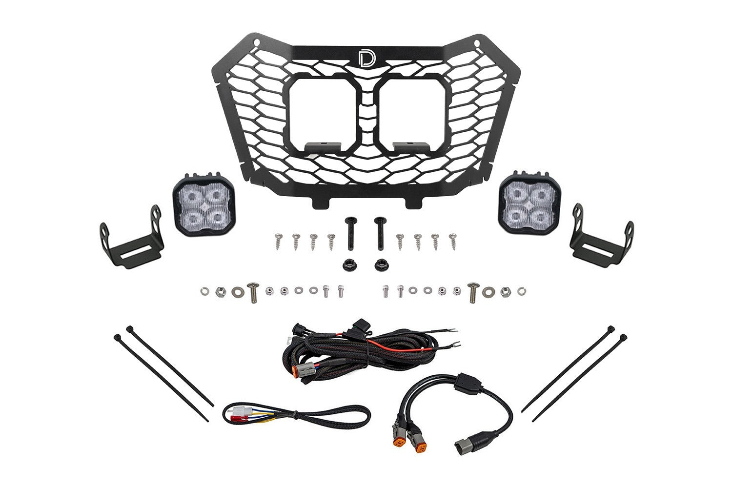 Diode Dynamics - Stage Series LED Grille Kit for 2022-2024 Honda TalonSport White Fog - DD7901
