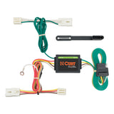 Curt - Custom Wiring Harness, 4-Way Flat Output, Select Hyundai Accent Hatchback - 56254