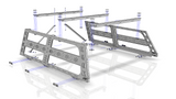 CBI - Ford F150 Cab Height Bed Rack (5'6" bed length) | 2004-2021 - Powder-coat-black - 500-000-017-004