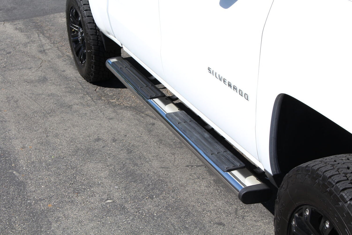 Go Rhino 686404680PS - 6" OE Xtreme SideSteps With Mounting Bracket Kit - Polished Stainless Steel