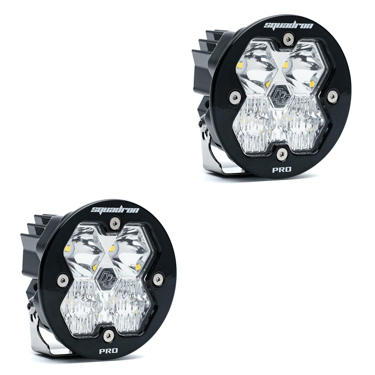 Baja Designs - 59-7803-2NH Squadron-R 2.0 Pro Black LED Auxiliary Light Pod Pair (No Harness)