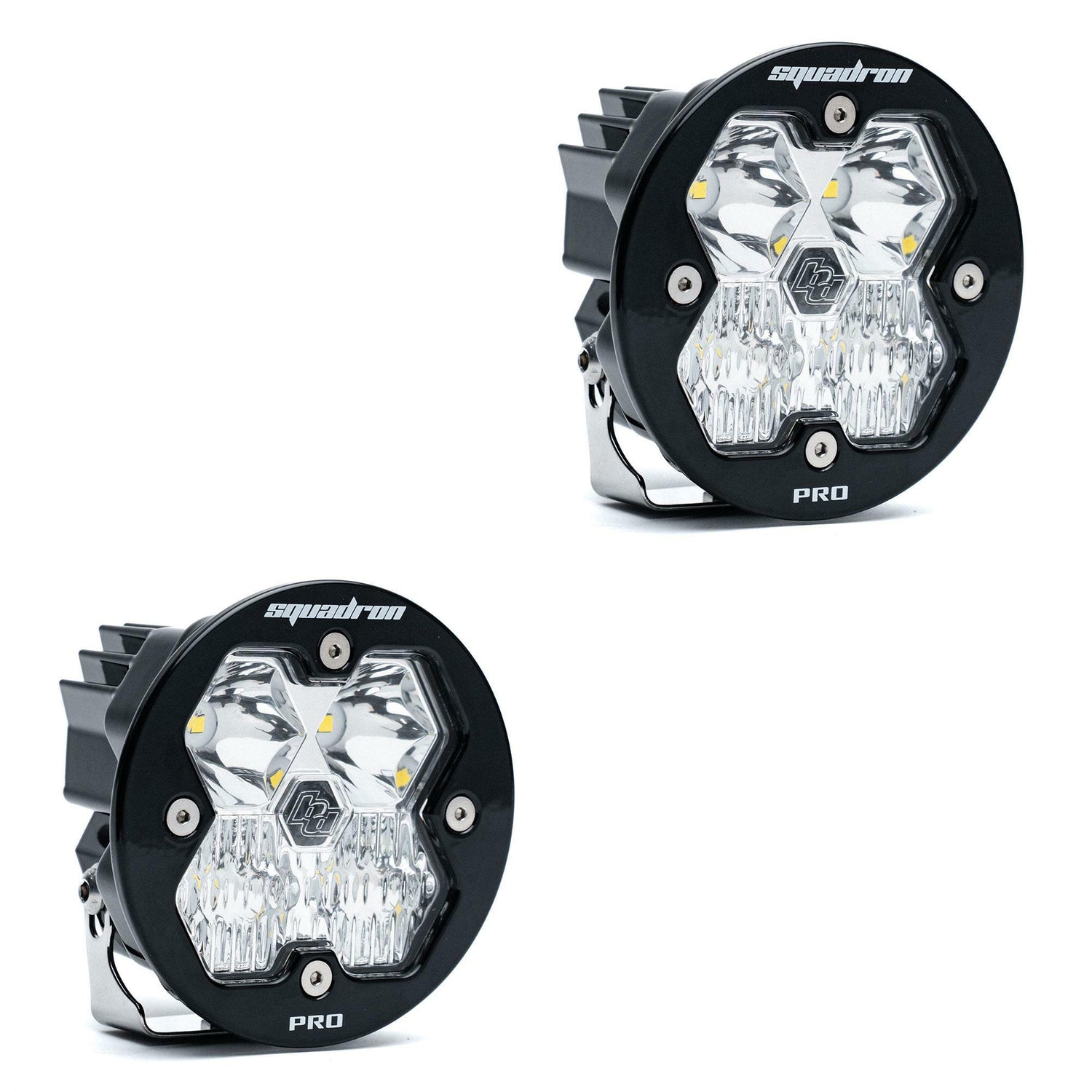 Baja Designs - 59-7803-2NH Squadron-R 2.0 Pro Black LED Auxiliary Light Pod Pair (No Harness)